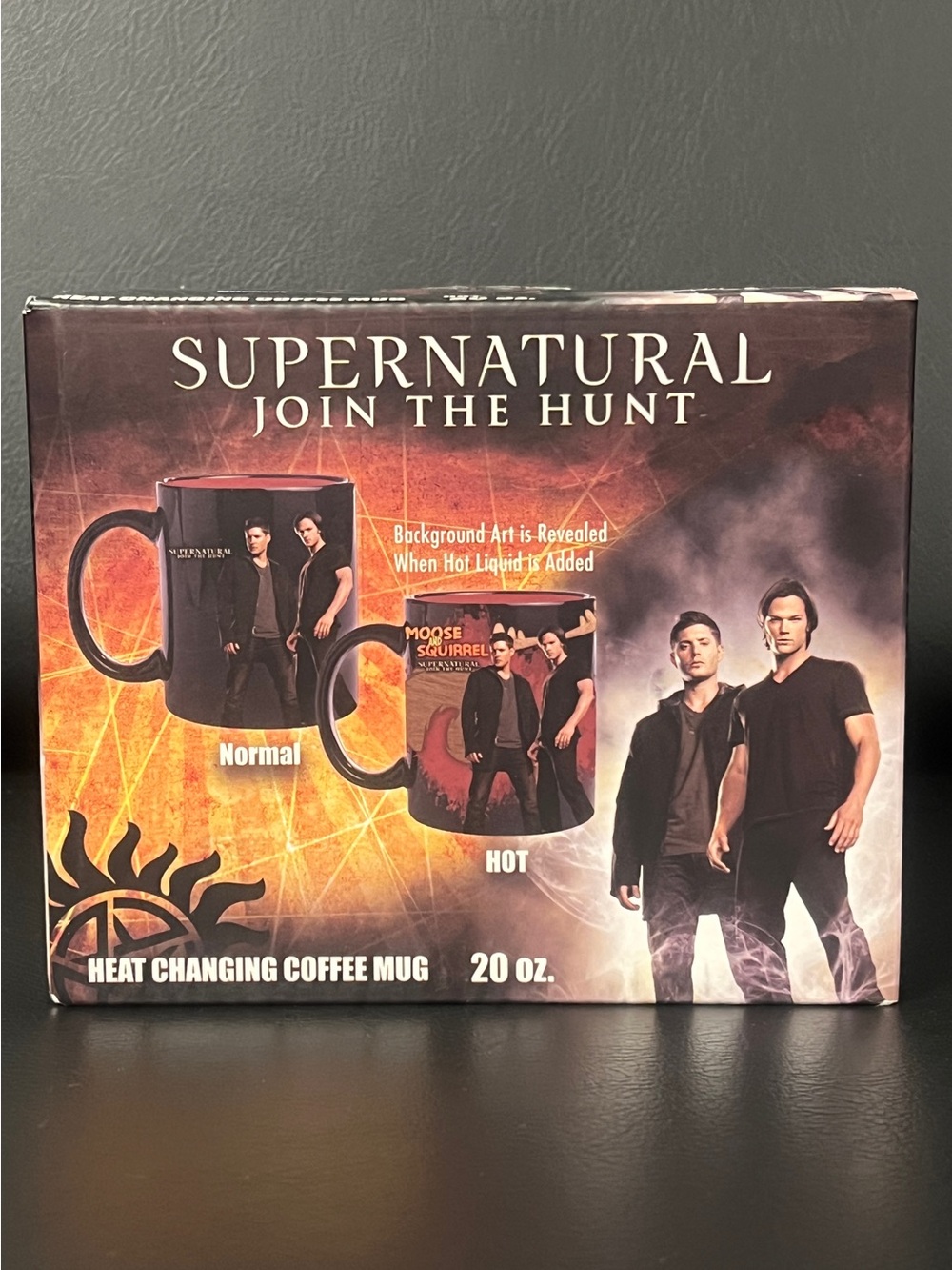 Supernatural "Join the Hunt" Heat Changing 20 oz. Mug Displays Sam & Dean